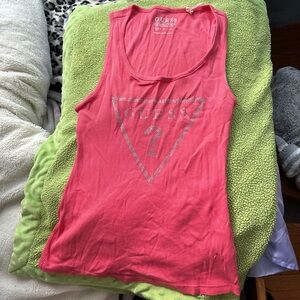 Pink Guess tank top, size extra small